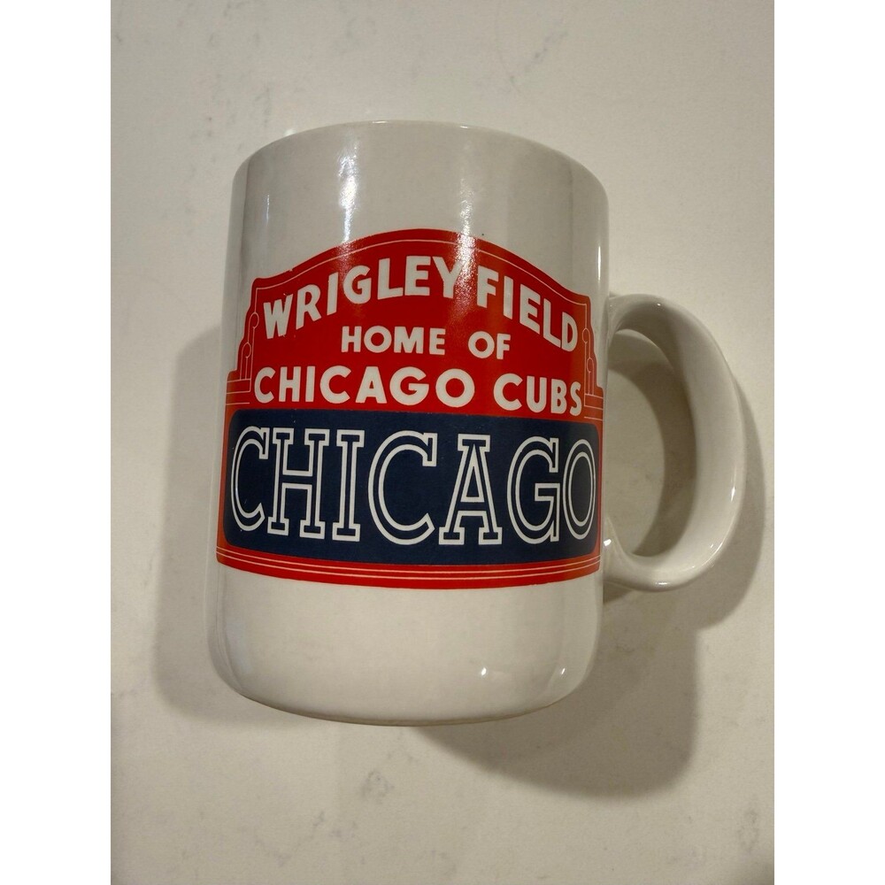 Vintage Wrigley Field Home of Chicago Cubs Coffee Mug